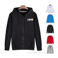 Zip Up Custom Color Solid Women Men's Hoodie